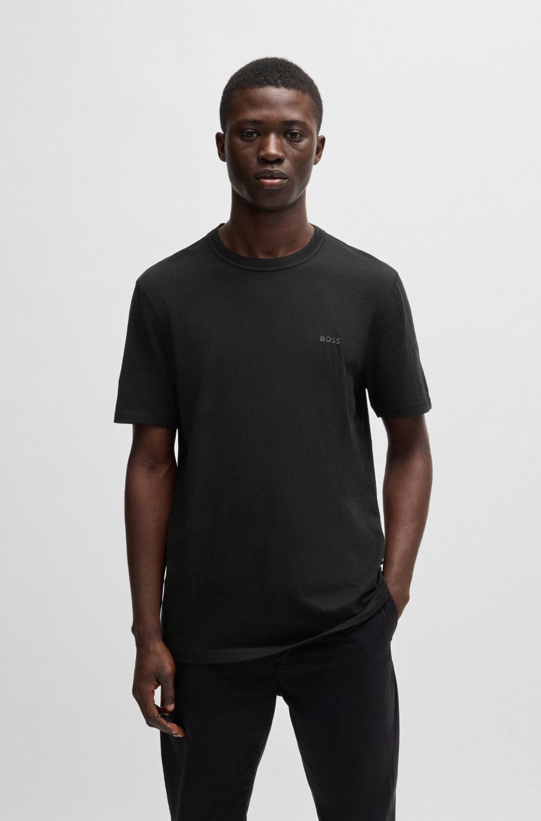 Camiseta boss preta tamanho M